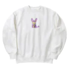 さくライフ🌸のさくら🌸わんこ🐶のさくここちゃん Heavyweight Crew Neck Sweatshirt