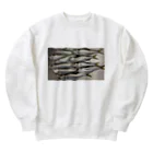 さかなっちのママカリッチ　さかな Heavyweight Crew Neck Sweatshirt