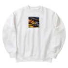 ちむちむショップのかっこいい車 Heavyweight Crew Neck Sweatshirt