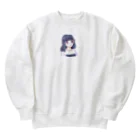 welcome_taroのかわいい女の子 Heavyweight Crew Neck Sweatshirt