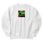 cosmos9の宇宙の広がり Heavyweight Crew Neck Sweatshirt