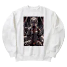 メカニカルシンセゾンビオンラインのメカニカルシンセゾンビのイラストのグッズ　#5 Heavyweight Crew Neck Sweatshirt