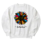 m4のひまわり Heavyweight Crew Neck Sweatshirt