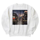 インスピレーションshopの日本の街並み Heavyweight Crew Neck Sweatshirt