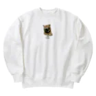 kikaku の猫ごじら Heavyweight Crew Neck Sweatshirt