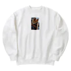 majuiceの凛々しい犬 Heavyweight Crew Neck Sweatshirt