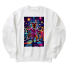 jrjrjrのドッグ・ダンシング・ディスコ Heavyweight Crew Neck Sweatshirt