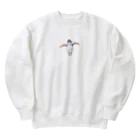 tomato16の空飛ぶペンギン Heavyweight Crew Neck Sweatshirt