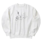 Neznayer shopのChicken doodle Heavyweight Crew Neck Sweatshirt