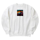 hiraisiwaのシルビアイラスト Heavyweight Crew Neck Sweatshirt