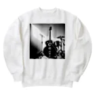 animaltennensuiの音楽の心・白黒で描かれた情熱の瞬間 Heavyweight Crew Neck Sweatshirt