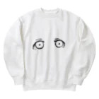 omeoの虚ろなおめめ Heavyweight Crew Neck Sweatshirt