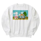 アプリコワークスのくまちゃん・みんなでお散歩 Heavyweight Crew Neck Sweatshirt