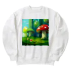 IOSUKEのキノコの世界 Heavyweight Crew Neck Sweatshirt