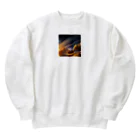 幻想のphotogrammarの幻想的な星空のイラストグッズ Heavyweight Crew Neck Sweatshirt