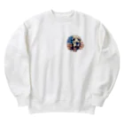 dogsdream8246のアメリカンコッカーアメリカ Heavyweight Crew Neck Sweatshirt