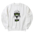 geshicoのcat ハッカー　 Heavyweight Crew Neck Sweatshirt