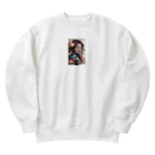 kazu@AIイラストのオリジナルAIイラスト Heavyweight Crew Neck Sweatshirt