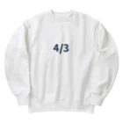 AY-28の日付グッズ　4/3バージョン Heavyweight Crew Neck Sweatshirt