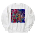 【抽象画】melty moon【フルイドアート】のキャンディ Heavyweight Crew Neck Sweatshirt