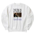 show.のNEWS PAPER Heavyweight Crew Neck Sweatshirt