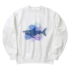 r.s.gardenの夢の中でサメは泳ぐ Heavyweight Crew Neck Sweatshirt