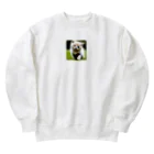 Tao  25の甘えん坊猫 Heavyweight Crew Neck Sweatshirt