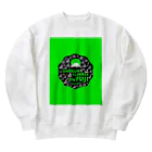 yosshy1978の富士山山頂を目指す多くの弾丸登山者 Heavyweight Crew Neck Sweatshirt