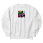 yorozuya4628のドットエンジニア ミニフィグ Heavyweight Crew Neck Sweatshirt