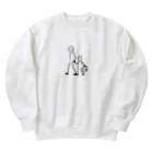 kopapaの親子手つなぎデートくん Heavyweight Crew Neck Sweatshirt