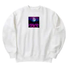 ちょいこげぐらたんの【デジタルムーン】 Heavyweight Crew Neck Sweatshirt