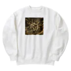 TAIYO 猫好きの太陽アート加工 Heavyweight Crew Neck Sweatshirt