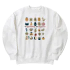 Yaya-rrの野菜の怪物たち Heavyweight Crew Neck Sweatshirt