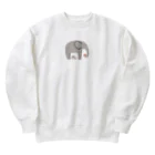 h@ruのぞうさん親子 Heavyweight Crew Neck Sweatshirt