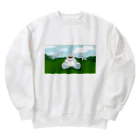 なつごんとなかまの公園で遊ぶ Heavyweight Crew Neck Sweatshirt