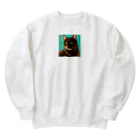 Satochuのハバナブラウン Heavyweight Crew Neck Sweatshirt