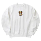 ebizo999のドット絵の子犬 Heavyweight Crew Neck Sweatshirt