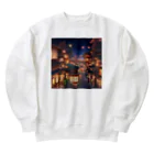 Tentative_Sensationのエモい街 Heavyweight Crew Neck Sweatshirt