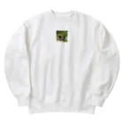 Stylishの自然な色彩 Heavyweight Crew Neck Sweatshirt