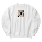 Stylishのアクティブウーマン Heavyweight Crew Neck Sweatshirt