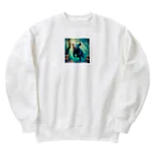 ノアマイケルのかわいい！！かわうそのグッズです。 Heavyweight Crew Neck Sweatshirt