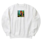 Taiwan_CreatorのTiger Heavyweight Crew Neck Sweatshirt