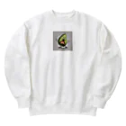 takanori5のアングリーダンシングアボカド Heavyweight Crew Neck Sweatshirt