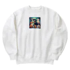 0413otoの可愛いペットたちのグッズです。 Heavyweight Crew Neck Sweatshirt