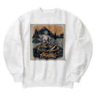 yuu1994 fishingのenjoy fishing yuu1994 Heavyweight Crew Neck Sweatshirt