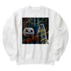 いらすとグッズのハッピーハロウィン Heavyweight Crew Neck Sweatshirt