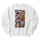 KOUJI NET ORIGINAL SHOPの世界の国旗 Heavyweight Crew Neck Sweatshirt