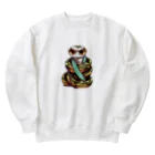 Vasetti_pressのカッコイイパイソン Heavyweight Crew Neck Sweatshirt