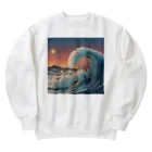 OTRのオシャレな波の画 Heavyweight Crew Neck Sweatshirt