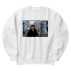 まぶおのフリーランス寿司職人 Heavyweight Crew Neck Sweatshirt